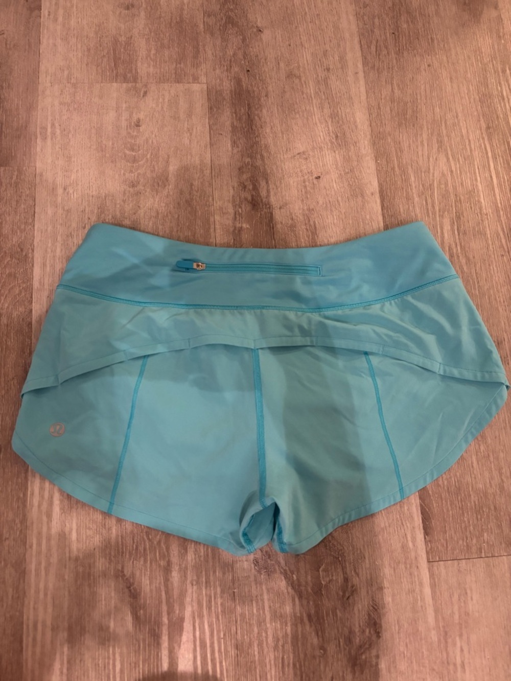 lululemon athletica Aquamarine Lightweight Running Shorts with Liner